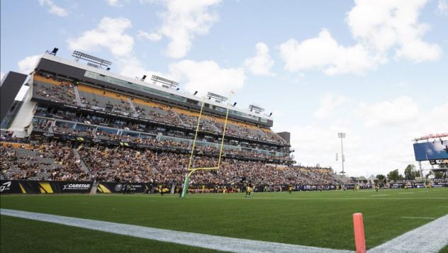 Tim Hortons Field, home of the Hamilton Tiger-Cats