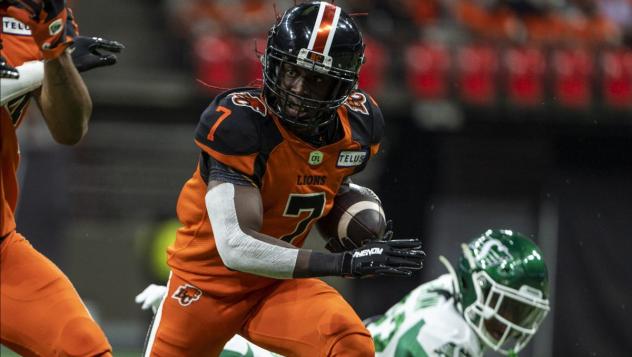 B.C. Lions wide receiver Lucky Whitehead