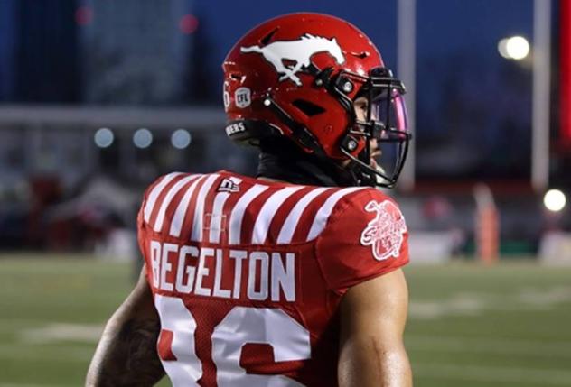 Calgary Stampeders receiver Reggie Begelton