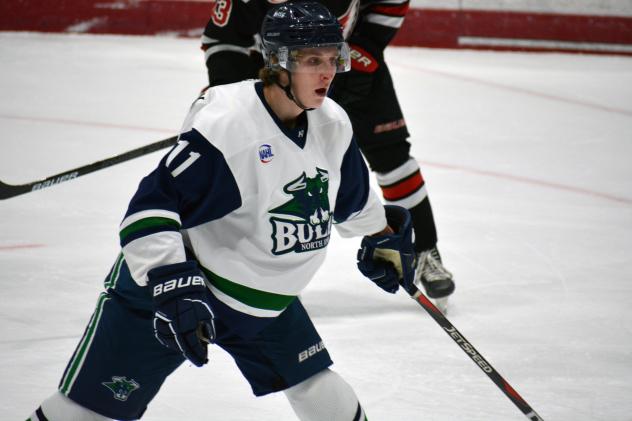North Iowa Bulls forward Logan Dombrowsky