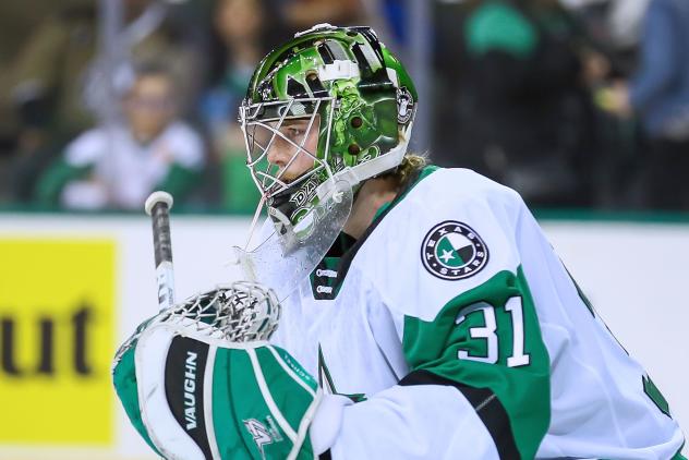 TexasStars goaltender Adam Scheel