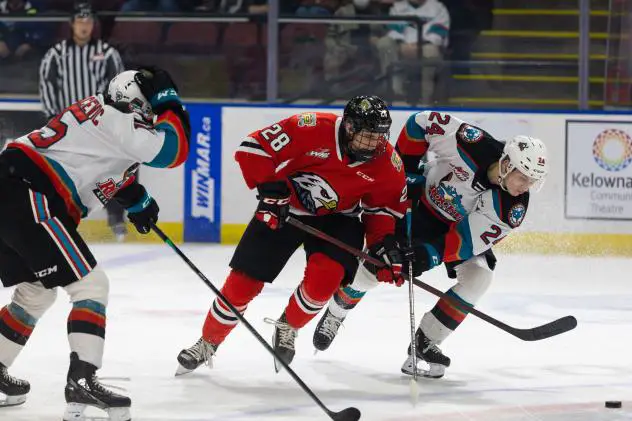 Kelowna Rockets take on the Portland Winterhawks