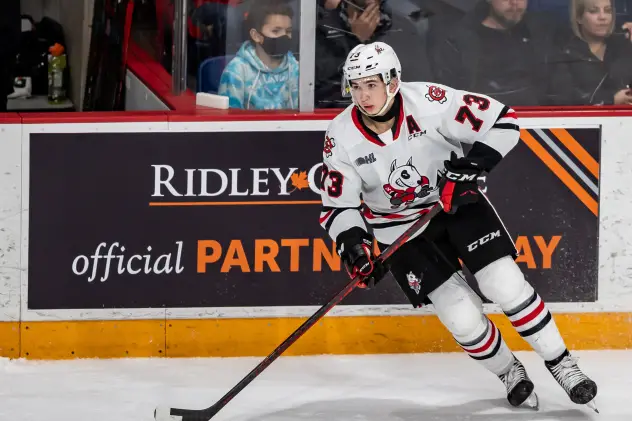 Niagara IceDogs centre Jake Uberti