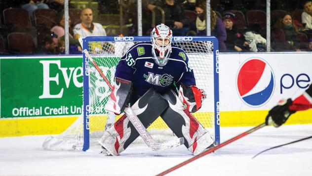 Maine Mariners goaltenders Jeremy Brodeur