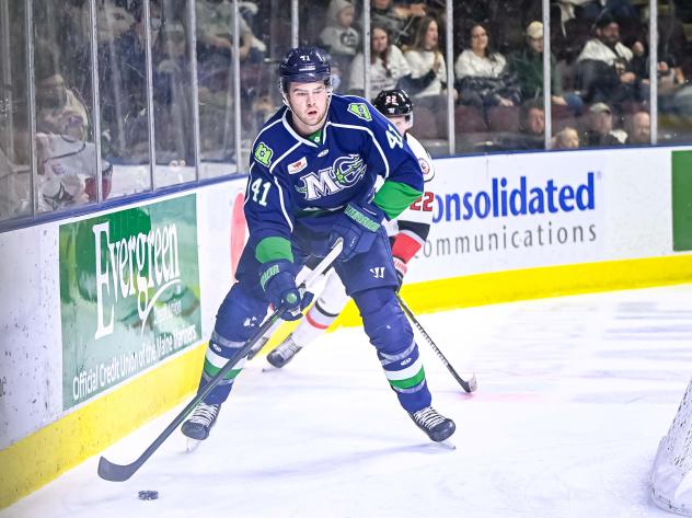 Maine Mariners forward Justin Brazeau