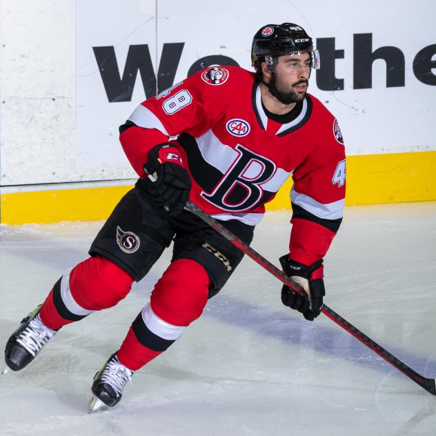 Belleville Senators defenceman Jonathan Aspirot