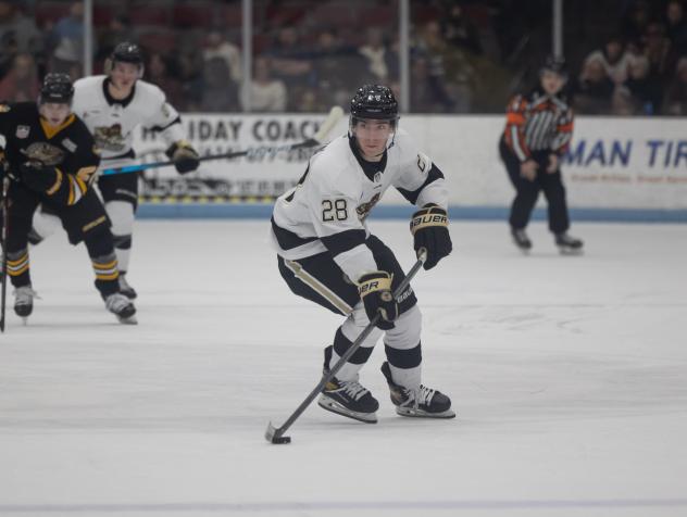 Muskegon Lumberjacks forward Quinn Hutson