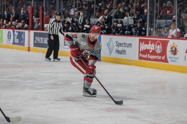 Grand Rapids Griffins left wing Taro Hirose