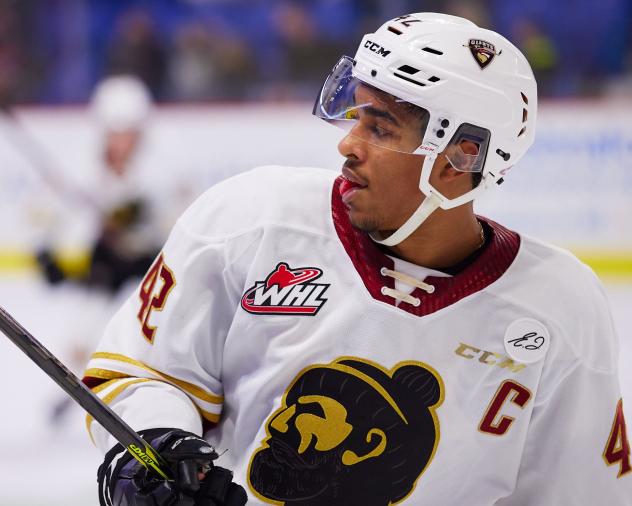 Vancouver Giants forward Justin Sourdif