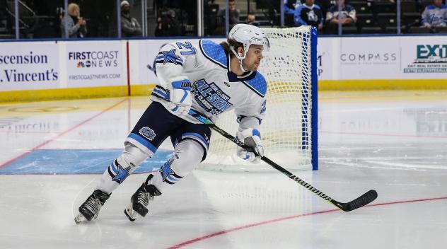 Liam Pecararo of the Greenville Swamp Rabbits at the ECHL All-Star Game