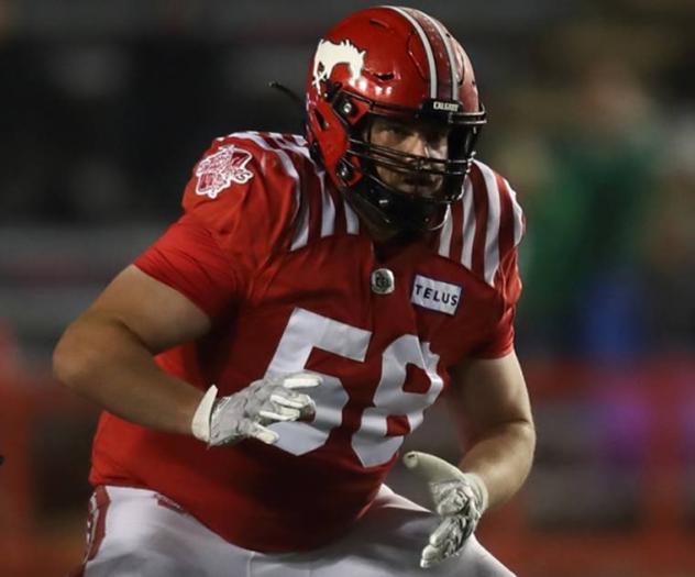 Calgary Stampeders offensive lineman Ryan Sceviour