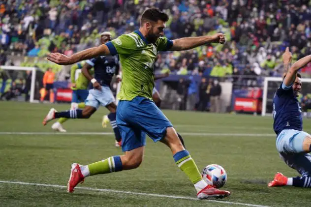 Seattle Sounders FC forward Will Bruin