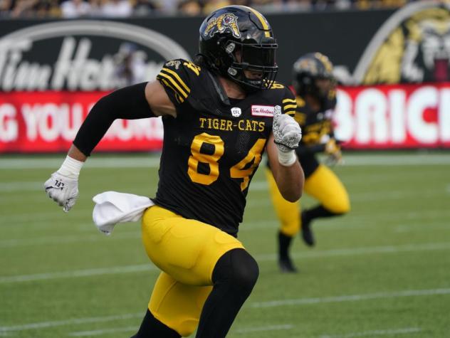 Hamilton Tiger-Cats tight end/fullback Nikola Kalinic