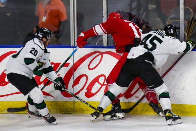 Allen Americans battle the Utah Grizzlies