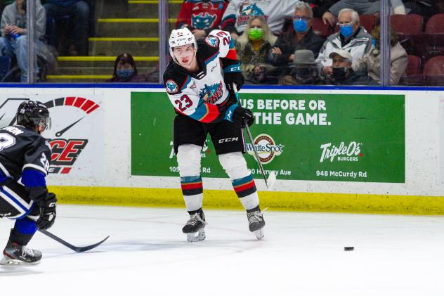 Jake Poole of the Kelowna Rockets