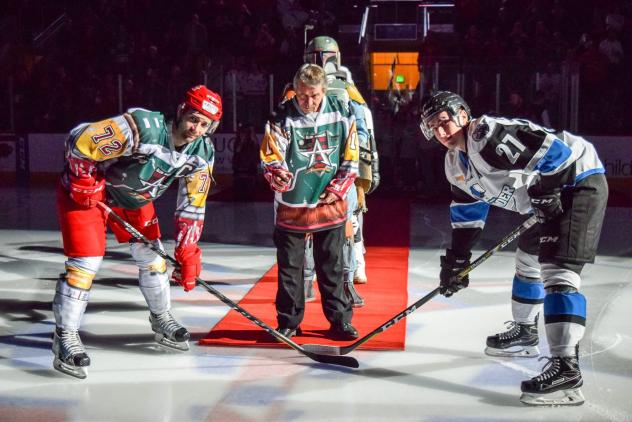 Puck Drop at the Allen Americans Star Wars Night