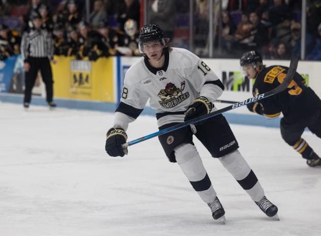 Muskegon Lumberjacks forward Owen Mehlenbacher