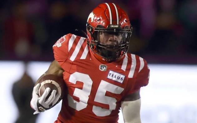 Calgary Stampeders running back Ka'Deem Carey