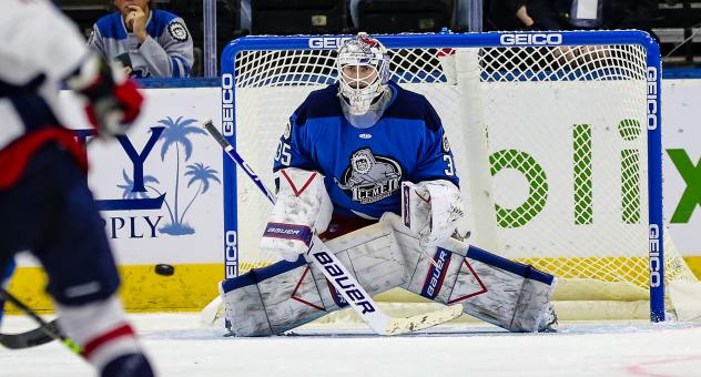 Jacksonville Icemen goaltender Tyler Wall