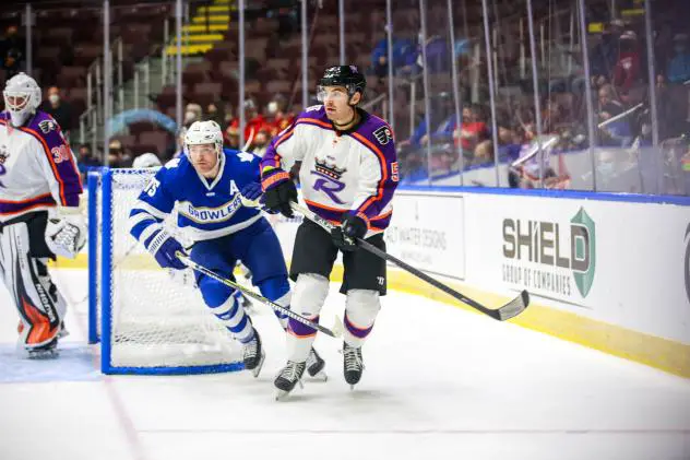 Reading Royals defenseman Patrick McNally vs. the Newfoundland Growlers