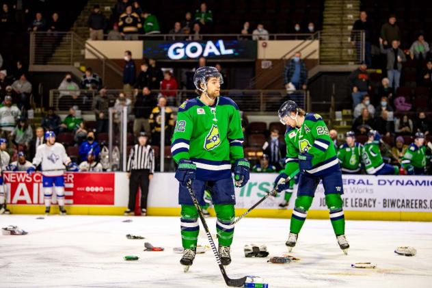 Maine Mariners' Underwear Toss