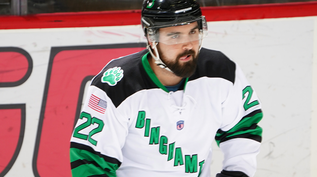 Binghamton Black Bears forward Tyler Gjurich