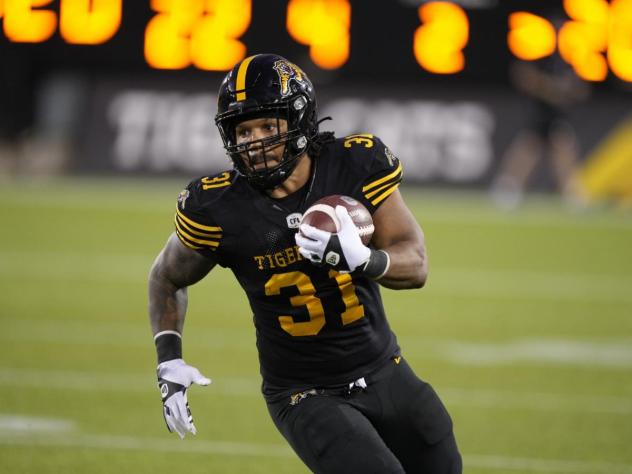 Hamilton Tiger-Cats running back Thomas Erlington
