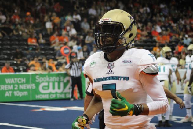 Massachusetts Pirates wide receiver Darren Carrington II