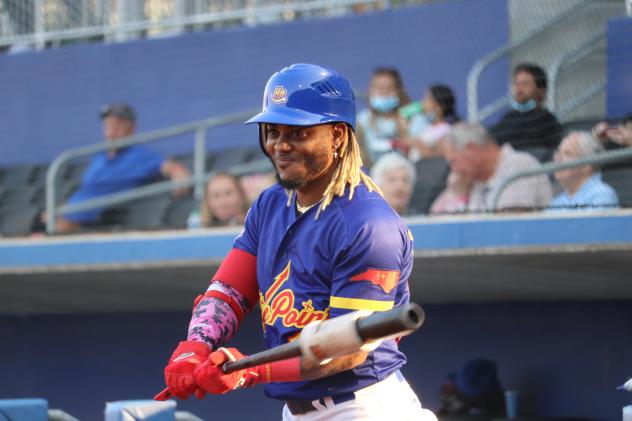 High Point Rockers infielder Michael Martinez