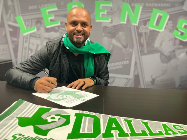 Dallas Sidekicks head coach Ricardinho Cavalcante