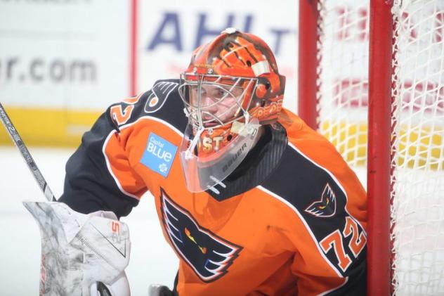 Lehigh Valley Phantoms goaltender Kirill Ustimenko