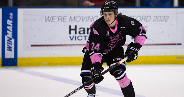 Victoria Royals defenceman Luke Shipley