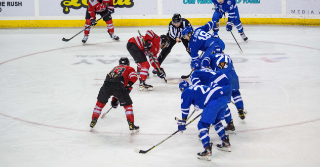Wichita Thunder face off with the Rapid City Rush