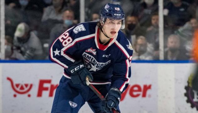 Tri-City Americans defenseman Marc Lajoie