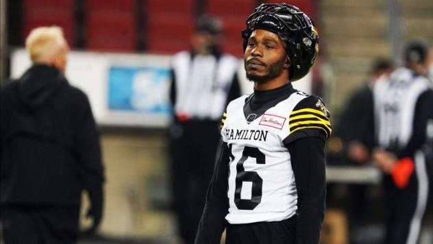 Brandon Banks with the Hamilton Tiger-Cats