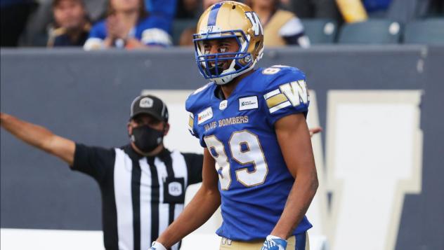 Winnipeg Blue Bombers wide receiver Kenny Lawler