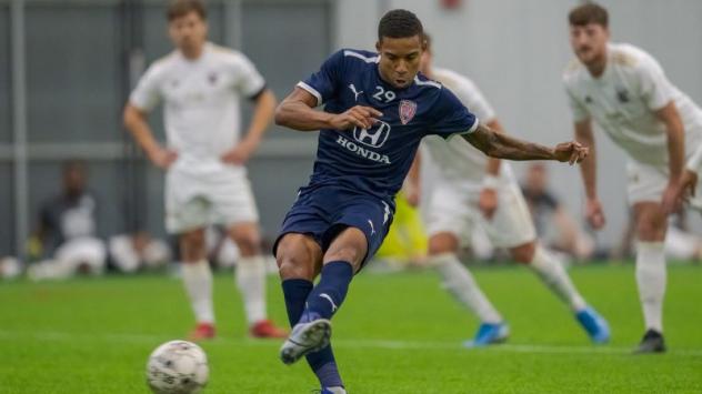 Stefano Pinho of Indy Eleven vs. Detroit City FC