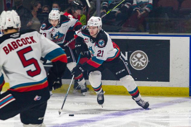 Kelowna Rockets defenceman Jake Lee