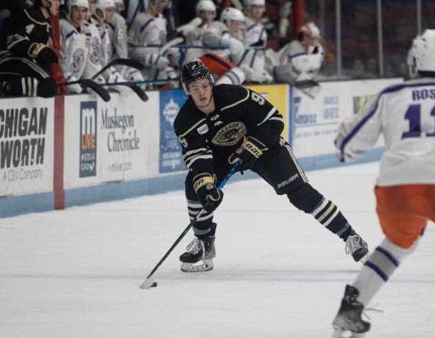 Muskegon Lumberjacks forward Joey Larson