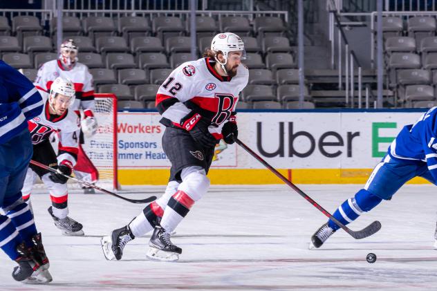 Belleville Senators centre Mark Kastelic vs. the Toronto Marlies