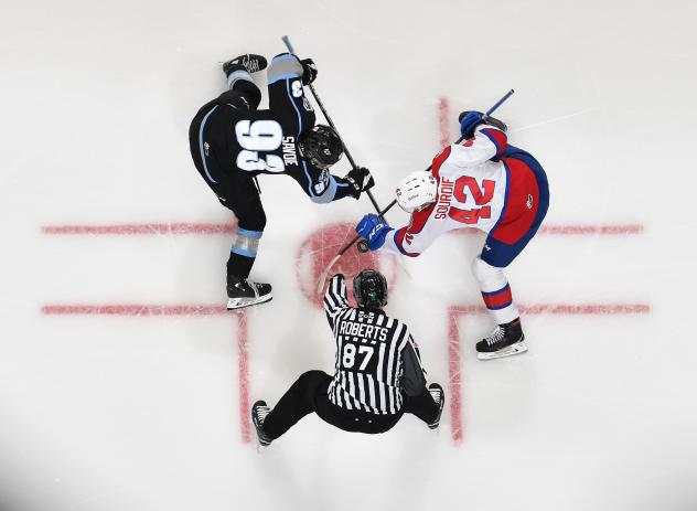 Winnipeg ICE face off with the Edmonton Oil Kings