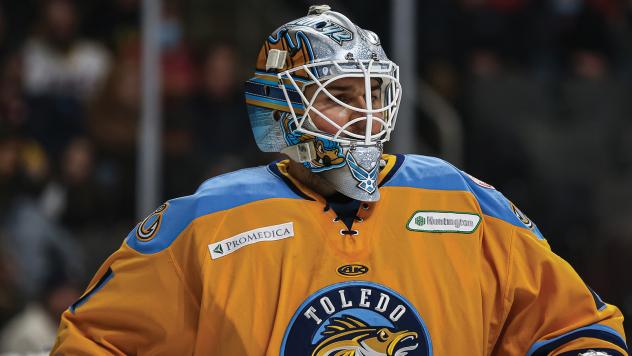 Toledo Walleye goaltender Billy Christopoulos