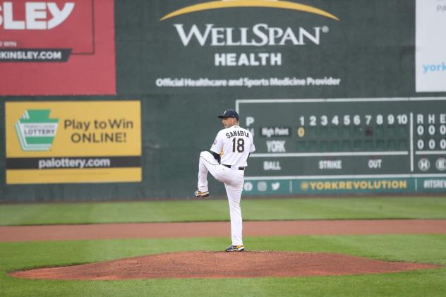 York Revolution pitcher Alex Sanabia