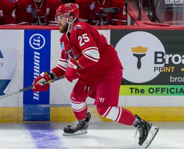 Allen Americans defenseman Nolan Kneen