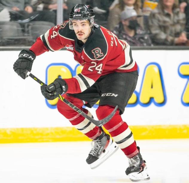 Red Deer Rebels defenceman Jackson van de Leest