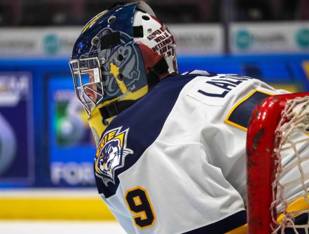 Erie Otters goaltender Nolan Lalonde