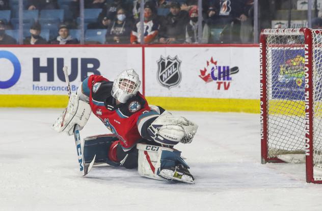 Kelowna Rockets goaltender Talyn Boyko