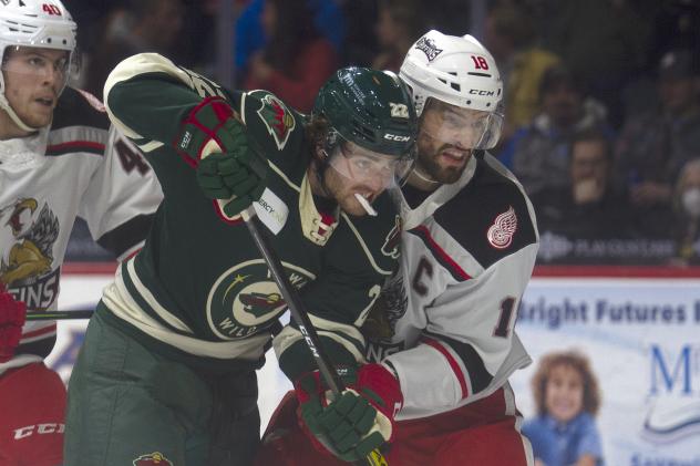 Grand Rapids Griffins battle the Iowa Wild