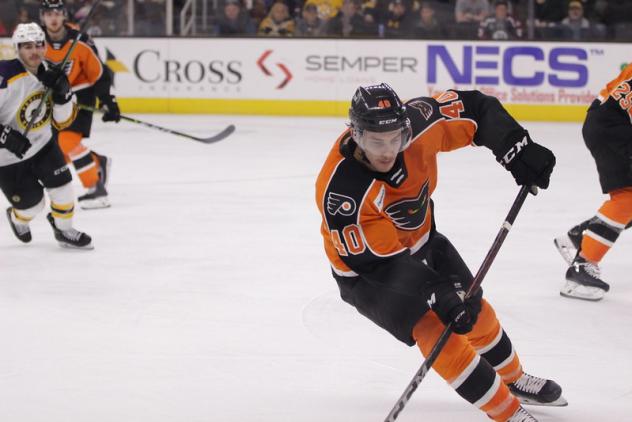 Lehigh Valley Phantoms defenseman Ryan MacKinnon