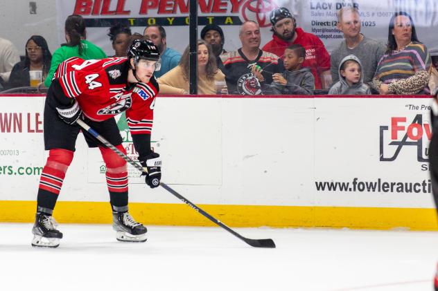 Rapid City Rush defenseman Jay Powell